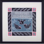 Jill Perkins - Feathery Mottos I Framed Print 