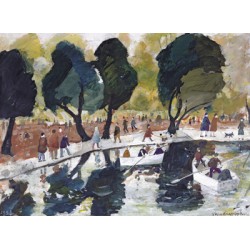 John Knapp-Fisher - The Lake, Battersea