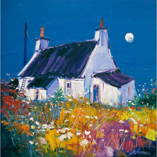 John Lowrie Morrison - Croft and Moon, Isle of Gigha