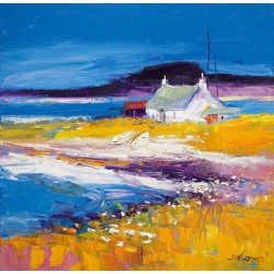 John Lowrie Morrison - Beached Boats, Isle of Harris John Lowrie Morrison - Beached Boats, Isle of Harris