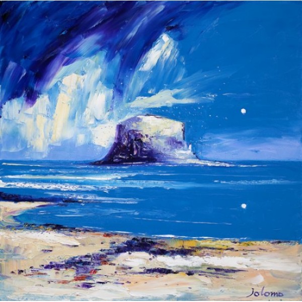 John Lowrie Morrison - Light Rain on the Bass Rock (Large)