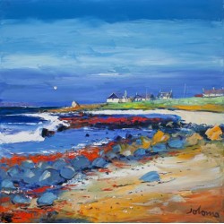 John Lowrie Morrison - The Red Rocks at Chleit Kirk, Kintyre (Large)