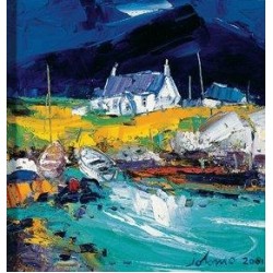 John Lowrie Morrison - Boats, Portquairk Ardnamurchan (Large)