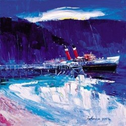 John Lowrie Morrison - The Waverley at Tighnabruaich Pier (Large)