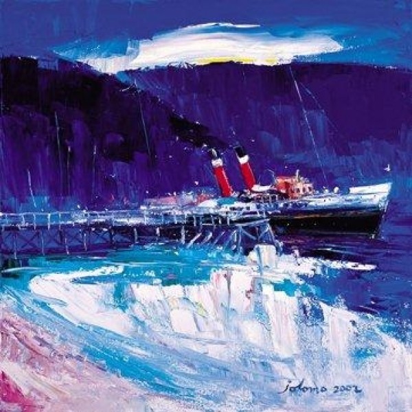 John Lowrie Morrison - The Waverley at Tighnabruaich Pier (Large)