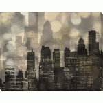 Katrina Craven - Cityscape Lights Box Canvas