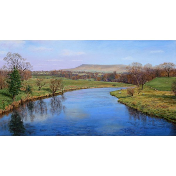 Keith Melling - Pendle Hill from Milton Bridge