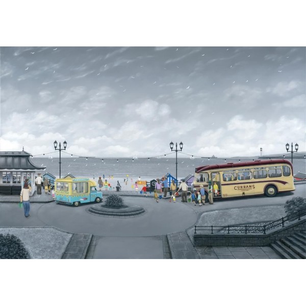 Leigh Lambert - All Aboard For The Seaside (Canvas)