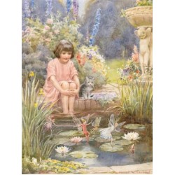 Margaret Tarrant - The Water Lily Pond