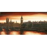Mark Braithwaite - Sunset over Westminster (Canvas)