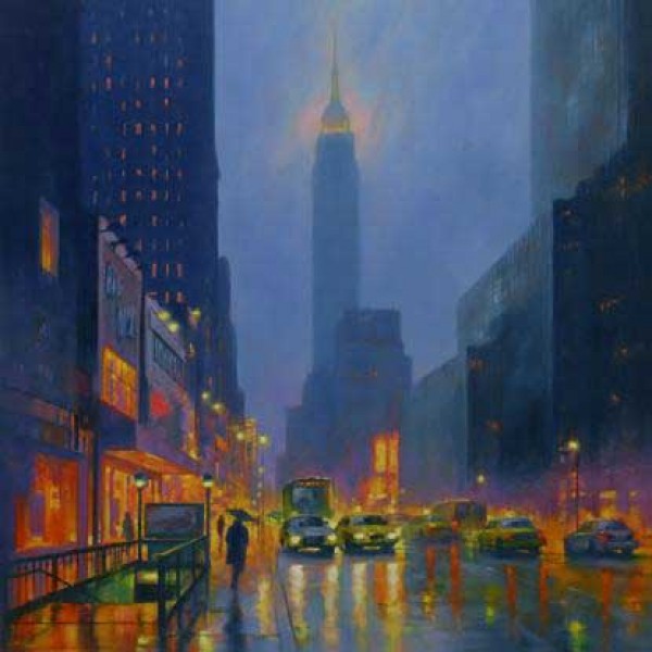 Mark Harrison - Sunday Rain, 5th Avenue (New York) 