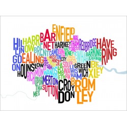 Michael Tompsett - London UK Text Map