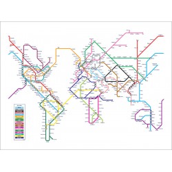Michael Tompsett - World Metro Map