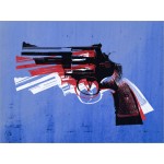 Michael Tompsett - Magnum Revolver on Blue