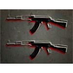 Michael Tompsett - AK47 Assault Rifle Pop Art