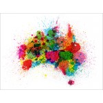 Michael Tompsett - Australia Paint Splashes Map