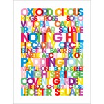 Michael Tompsett - London Destinations Text Map Art Print