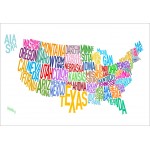 Michael Tompsett - United States Text Map