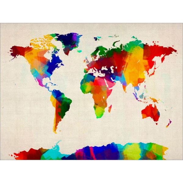 Michael Tompsett - Map of the World Map