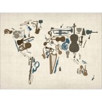 Michael Tompsett - Musical Instruments Map of the World