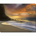 Mike Calascibetta - Morning Fire I Canvas Print 