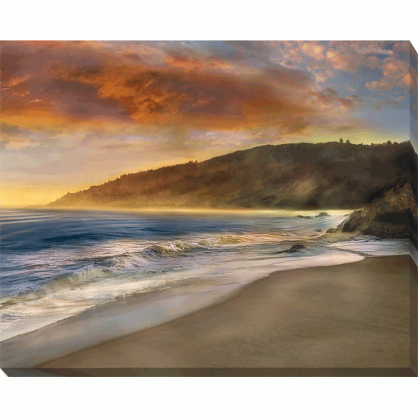 Mike Calascibetta - Morning Fire II Canvas Print 