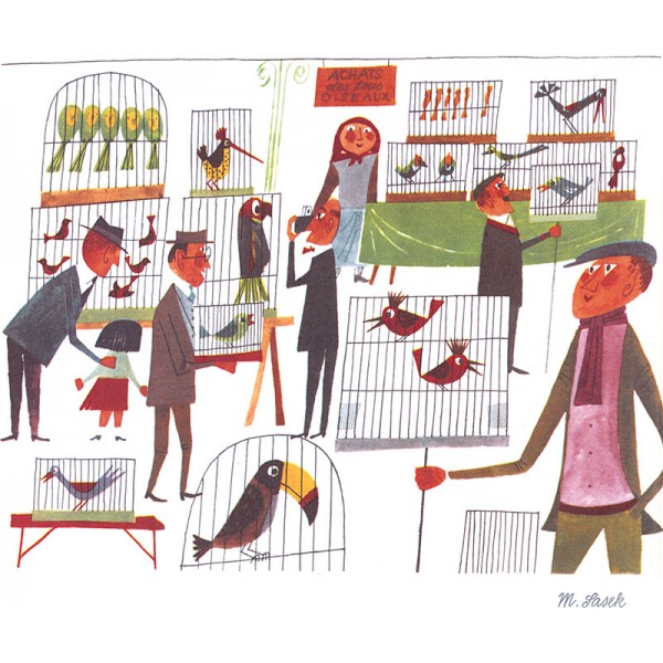 Miroslav Sasek - The Bird Market 