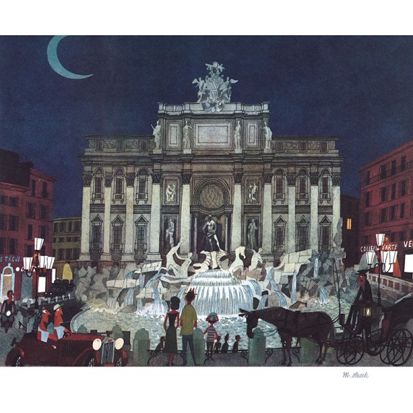 Miroslav Sasek - The Trevi Fountain