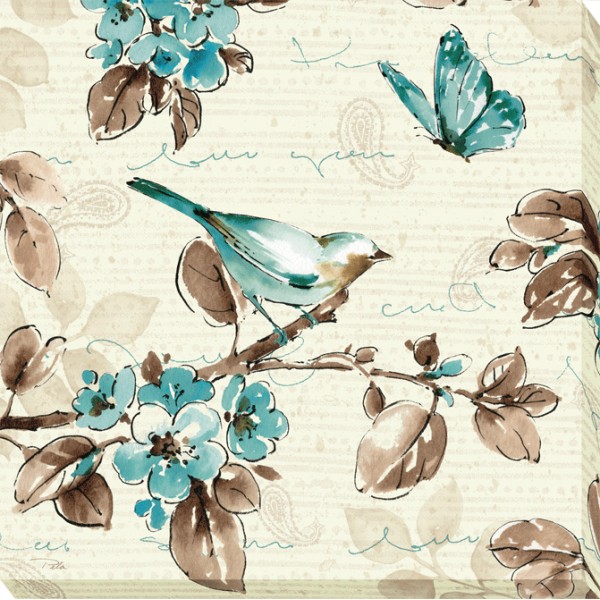 Pela - Blossom Birds I Canvas Print 