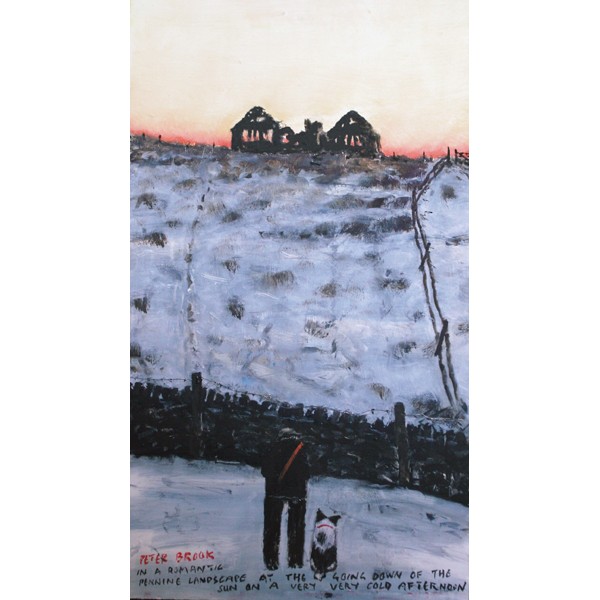 Peter Brook RBA - A Romantic Pennine Landscape