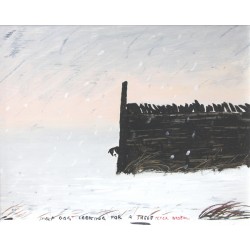Peter Brook RBA - Sheepdog Looking for a Sheep (Embellished) Peter Brook RBA - Sheepdog Looking for a Sheep (Embellished)