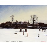 Peter Brook RBA - Seaside Donkeys Wintering in Pennines