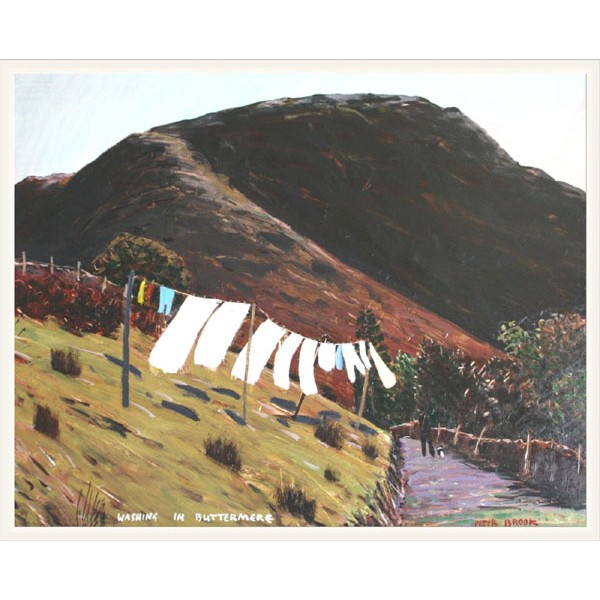 Peter Brook RBA - Washing in Buttermere