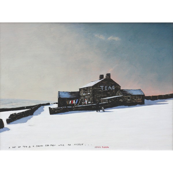 Peter Brook RBA - A Pot of Tea and a Bacon Teacake 