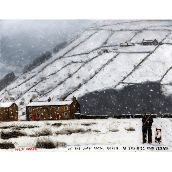 Peter Brook RBA - On the Way from Reeth to Tan Hill (Embellished)