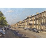 Peter Brown - Summers Day, Heriot Row from the East