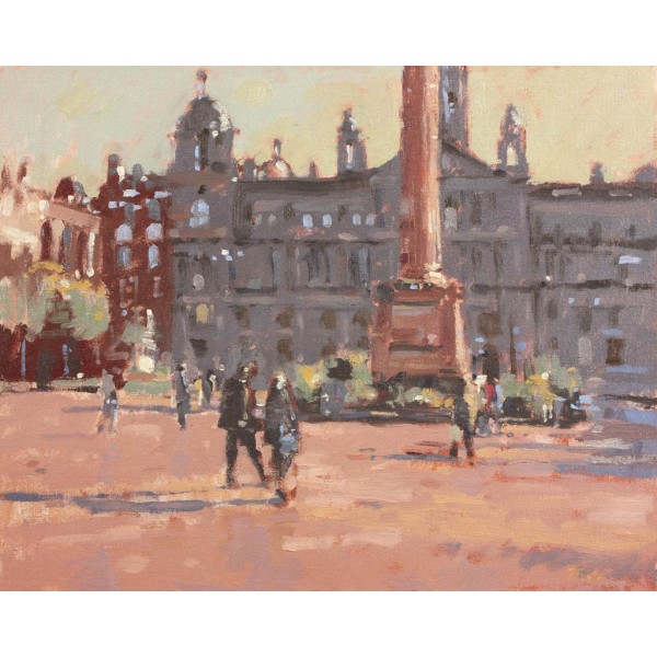 Peter Foyle - Morning Light, George Square (Small)