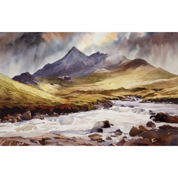 Peter McDermott - Rain, easing in the West by evening, The Black Cuillin - Skye