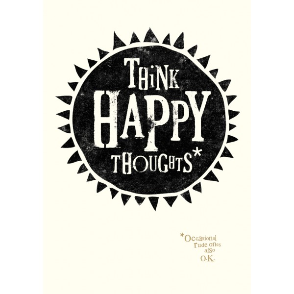 Rachel Bright - Think Happy Thoughts (Foiled)