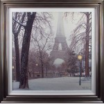 Rod Chase - A Foggy Day In Paris Framed Print 