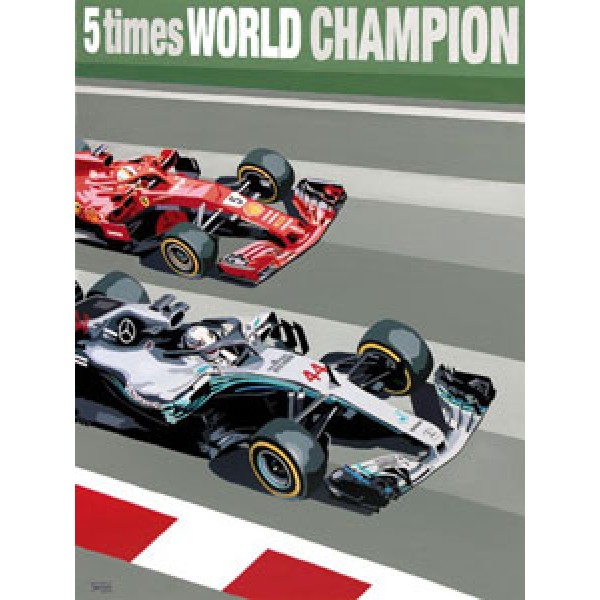 Simon Taylor - Lewis Hamilton - Five Times World Champion