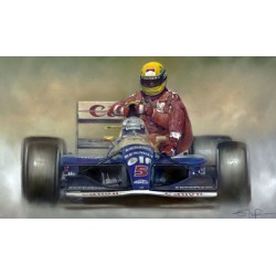 Stephen Doig - A Moment In Time - Senna / Mansell 