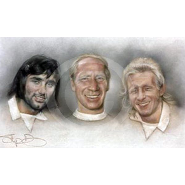 Stephen Doig - Three Kings - George Best, Bobby Chalton, Dennis Law