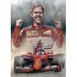 Stephen Doig - Victory In Hungary 2015 - Sebastian Vettel