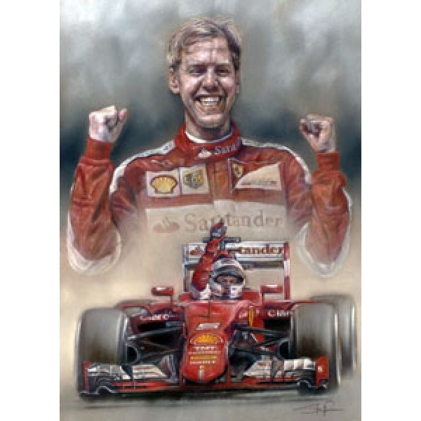 Stephen Doig - Victory In Hungary 2015 - Sebastian Vettel