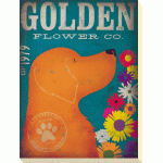 Stephen Fowler - Blooming Dogs VI Canvas Print 