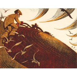 Sybil Andrews - Ploughing Pasture