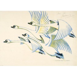Sybil Andrews - Swans